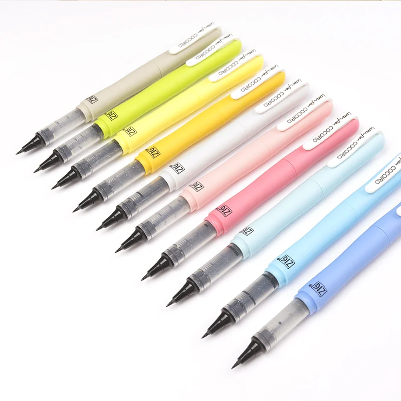 

Japan Kuretake COCOIRO brush pen Creative calligraphy pen Cartoon scriptliner Marker pen