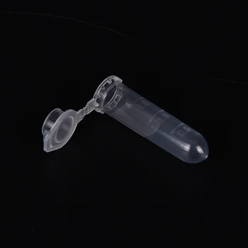 

2ml 100 x Plastic Graduated Centrifuge Tubes Test Tubing Plastic Centrifuge Tube Lab