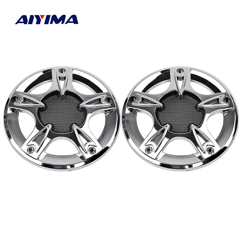 AIYIMA 2Pcs 4Inch Audio Speakers Protective Cover Car Speaker Grill