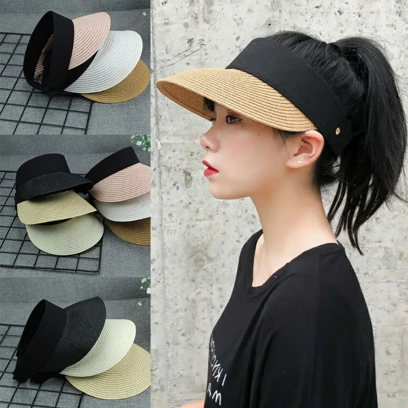 wide brim sun protection visor hat