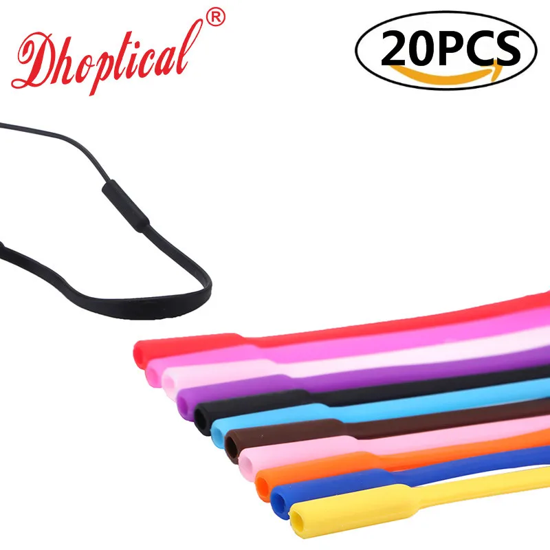

eyeglasses sport cord eyewear holder avoid glasses slip silicone material for child 20pcs by dhoptical
