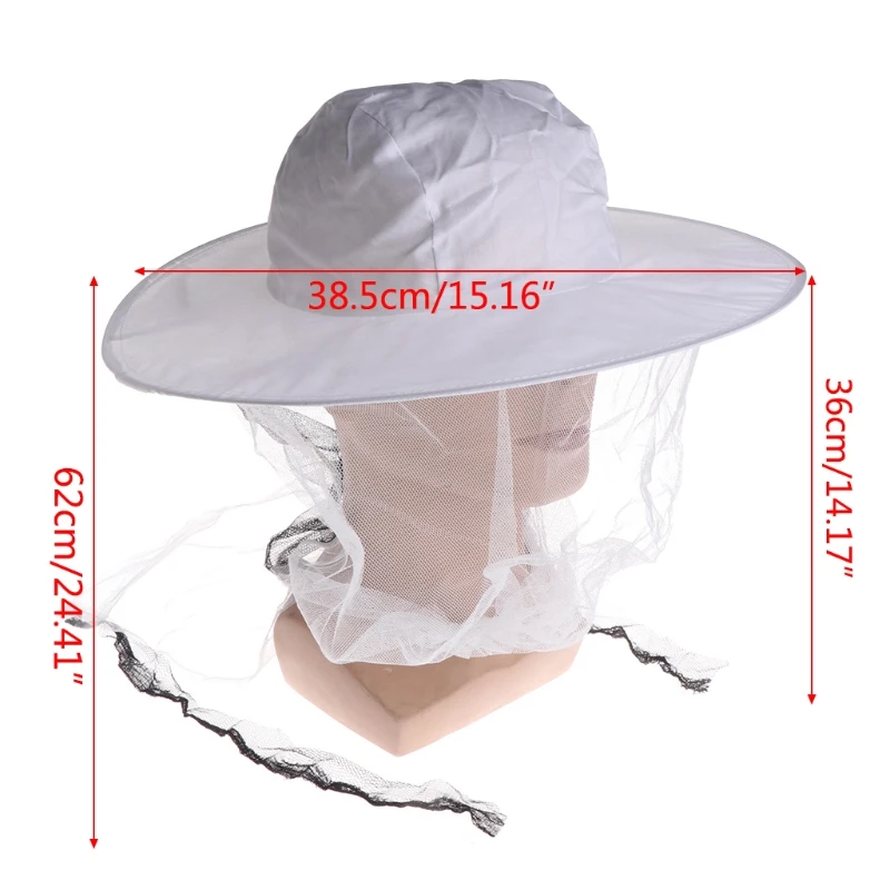 

Multi-function Bee Hat Beekeeping Mesh Net Head Face Protector Cap Outdoor Camping Mosquito Bee Insect Veil Net Hat