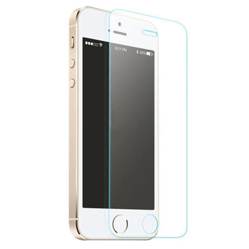 Закаленное стекло 0 3 мм для iphone 5 5S 5C SE 2 шт. защита экрана защитная пленка 5s чехол +