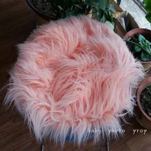 Фон для фотосъемки новорожденных реквизит искусственный мех Ткань Beanbag Одеяло 100 см X 170 см 8 см длинный ворс позирует фоны