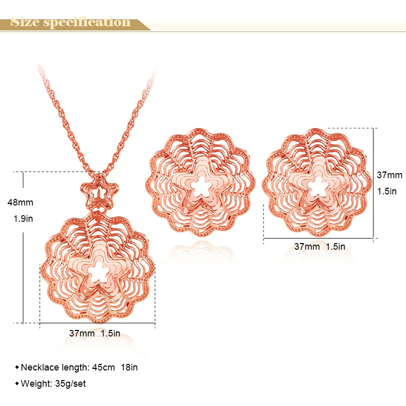 ZEA Dear Jewelry хит продаж большие Ювелирные наборы для женщин серьги ожерелье