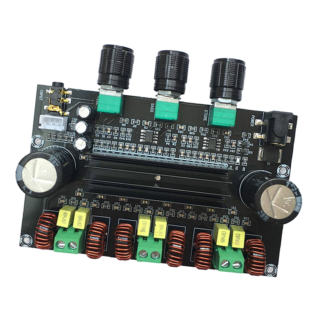 

2*80W+100W High-Power Digital Amplifier Board AMP Board TPA3116D2*2 XR-M573 High power Amplifiers