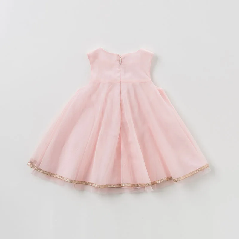 DBM10585 нижнее белье в стиле бренда DAVE BELLA/летнее платье для маленьких девочек; одежда принцессы; обувь для вечеринки и свадьбы, детское платье без рукавов, Рисунок розы, бутик, цветы, платья