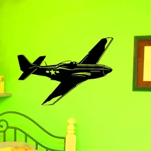 DIY Etiqueta de La Pared EE.UU. Fuerzas Silueta de Avión de la Aviación Militar, Mural de La Pared Decoración Del Hogar Etiqueta de La Pared Removible Tatuajes de Pared Y-631