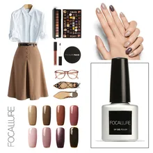 2016 FOCALLURE Fashion Nail Gel Polish Soak Off UV Colorful Nail Colors Art for gel nail polish Long-lasting Gel