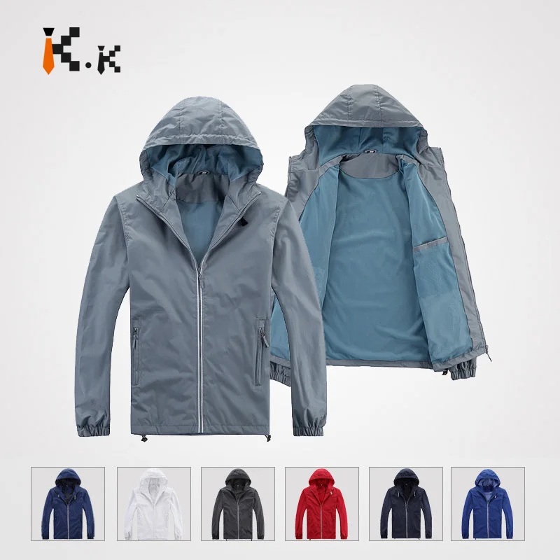 2015 New Brand Men Waterproof Windbreaker Coats Jackets Spring Autumn ...