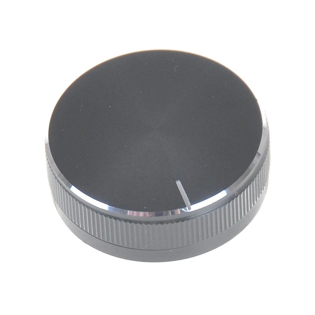 

1PC Black Aluminum Volume Control Amplifier Knob Wheel 30*10*6mm