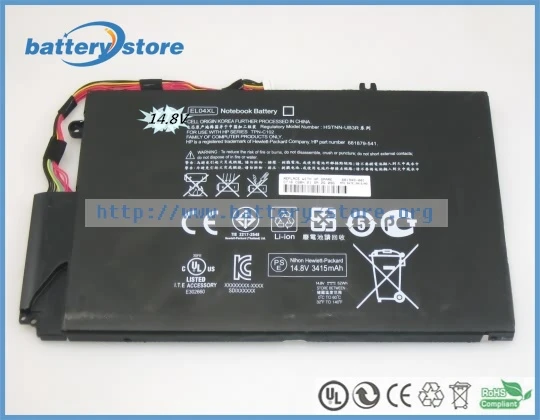 Новый оригинальный аккумулятор 14 8 V 3400mAh 681879-171 TPN-C102 681879-1C1 для HP Envy TouchSmart 4 / 4-1030US