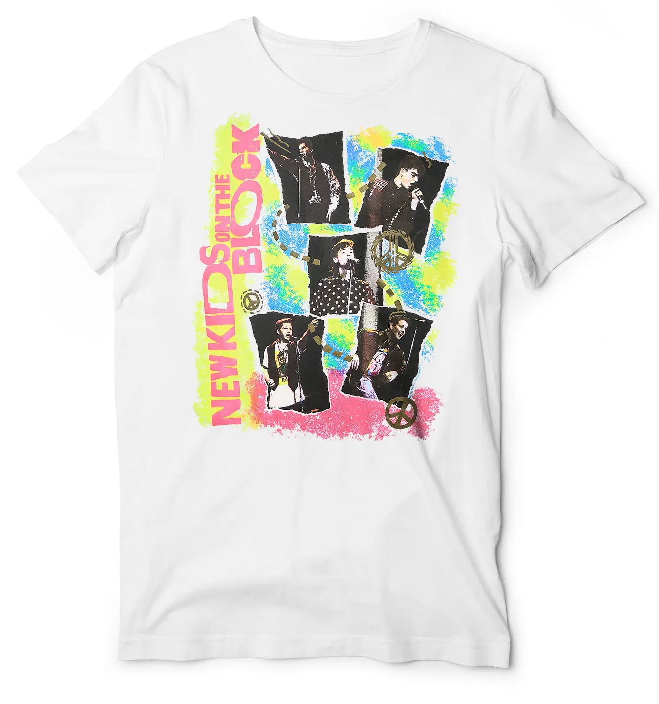 

2019 New Kids On The Block Shirt NKOTB Colorful Vintage Retro Design For Men's And Women's T-Shirt