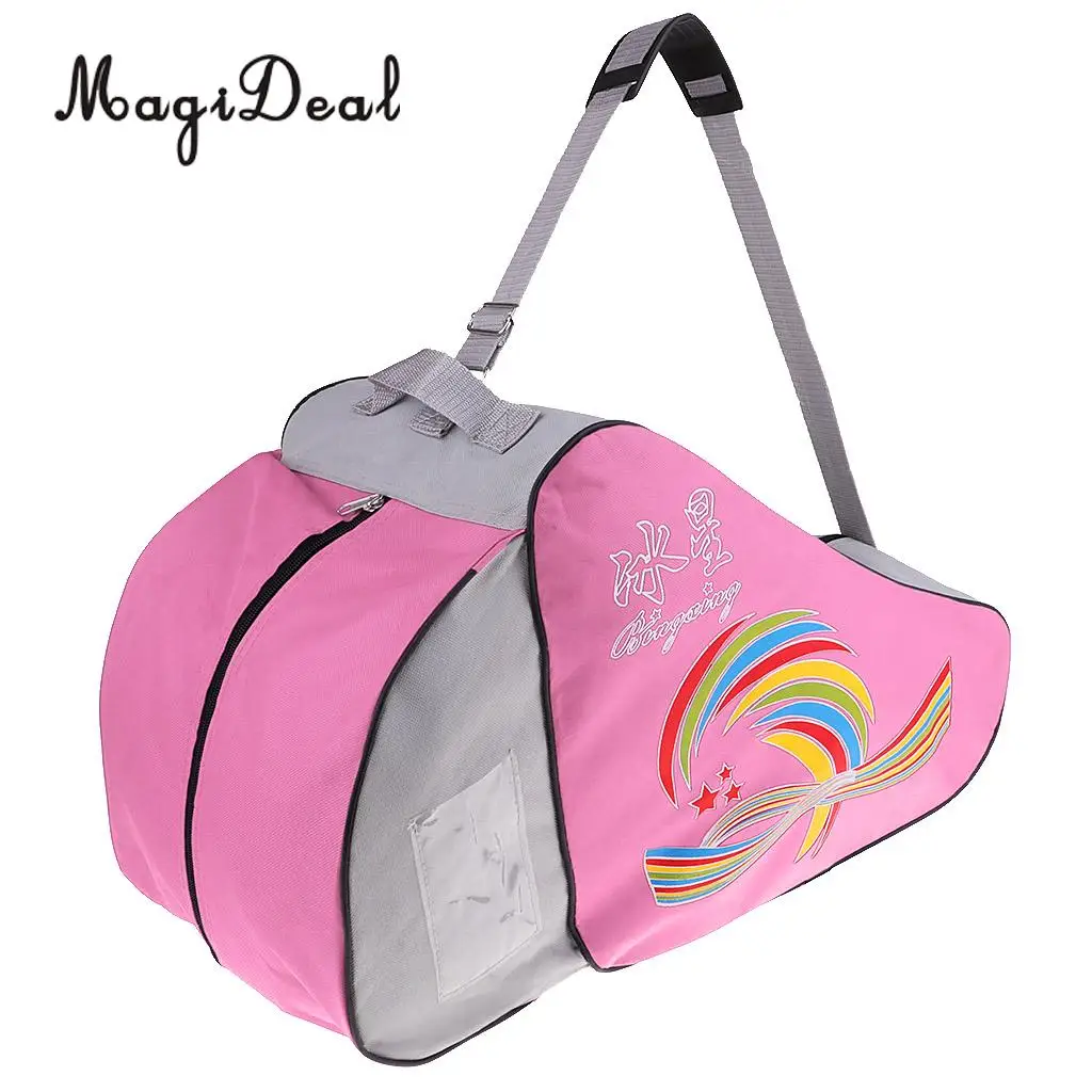 Inline Roller Skating Boots Bag Ice Hockey Skates Helmet Storage Bag