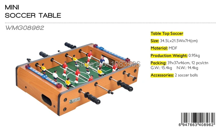 Мини MDF футбольный стол напольный стол|soccer table|foosball soccer tablemini table |