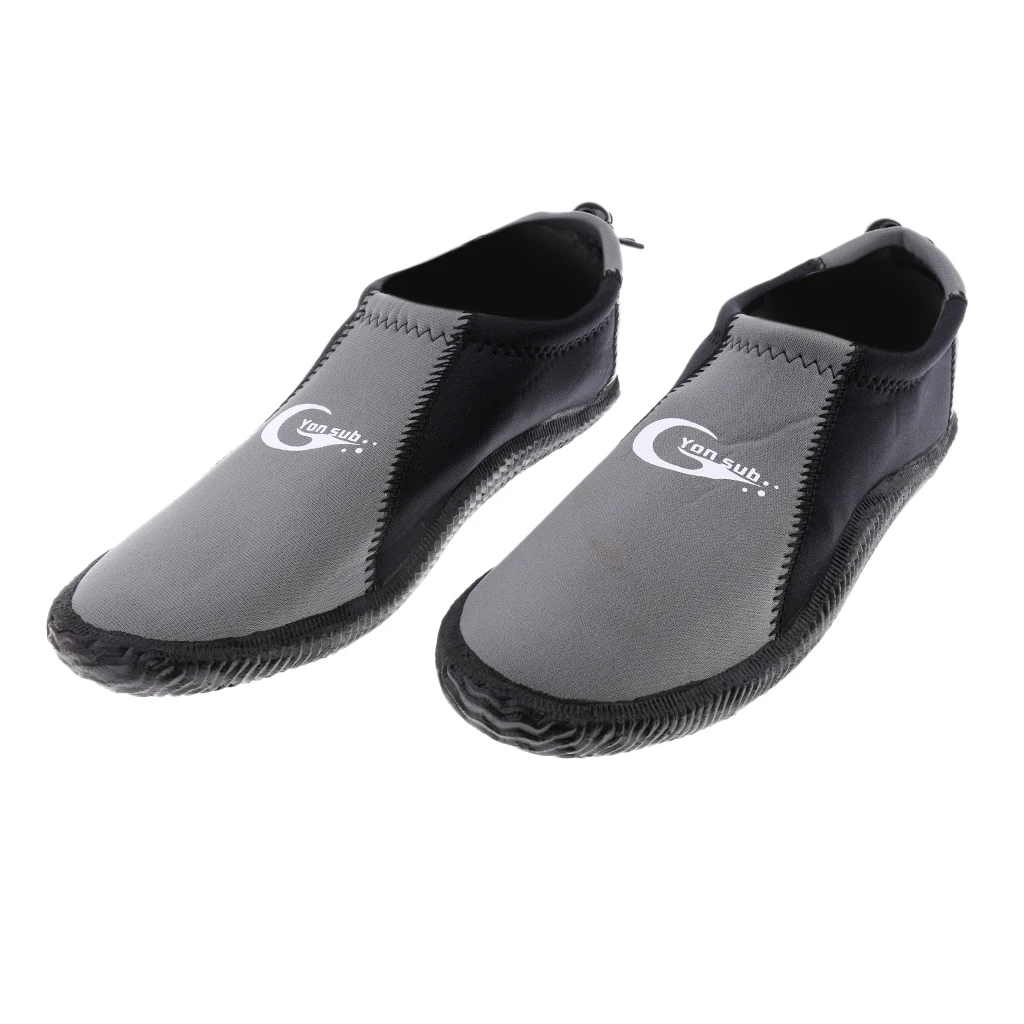 

3mm Neoprene Surf Snorkeling Dive Boots Anti Slip Low Cut Water Booties 5/6/7/8/9/10/11/12 Water Sports Flexible Comfort Adult