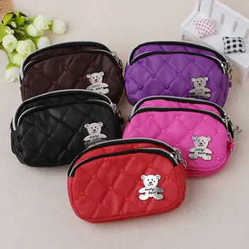 

THINKTHENDO 13x4x9cm Fashion Women Zipper Wallet Clutch Card Holder Coin Purse Small Change Ladies 5 Color