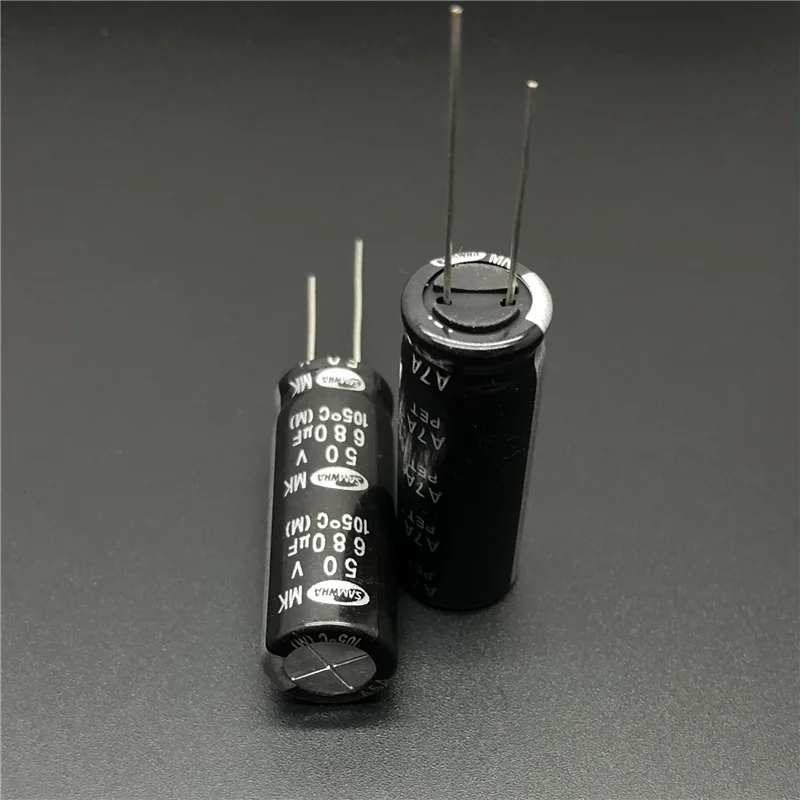50 Pcs 680uF 50V 105C Capacitor
