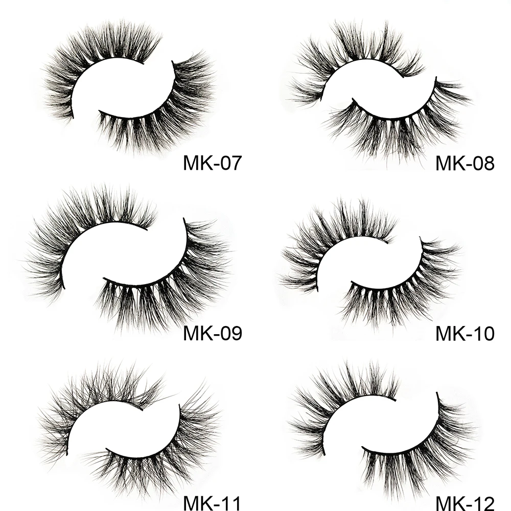 

Crown lashes eyelashes 3D mink false eyelashes long-term natural light mink eyelashes factory direct custom packaging