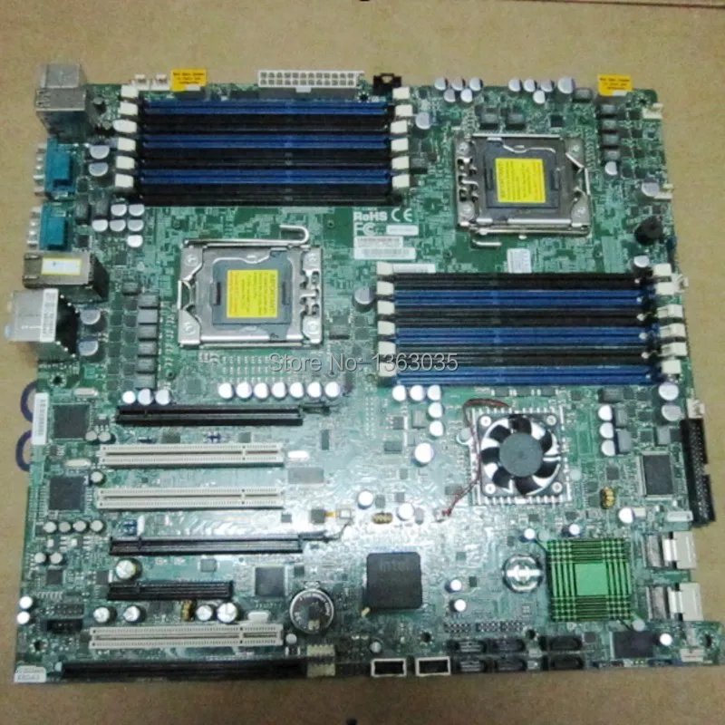 Бесплатная доставка EMS DHL X8DA3 Серверная материнская плата LGA1366 хорошо