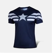 New 2016 Batman Spiderman Ironman Superman Captain America Winter soldier Marvel T shirt Avengers Costume ComicsSuperhero mens