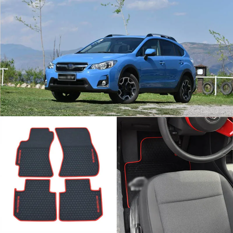 High Quality Full Set All Weather Heavy Duty Black Rubber Floor Mats