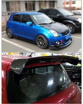 

Fit for SUZUKI SWIFT 3D with light modified carbon fiber rear wing rear spoiler wing