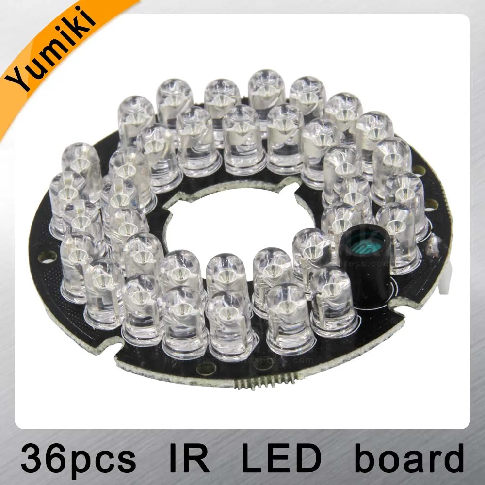  Yumiki Infrared 36pcs IR LED board for CCTV cameras night vision (diameter 53mm) - 32776281691