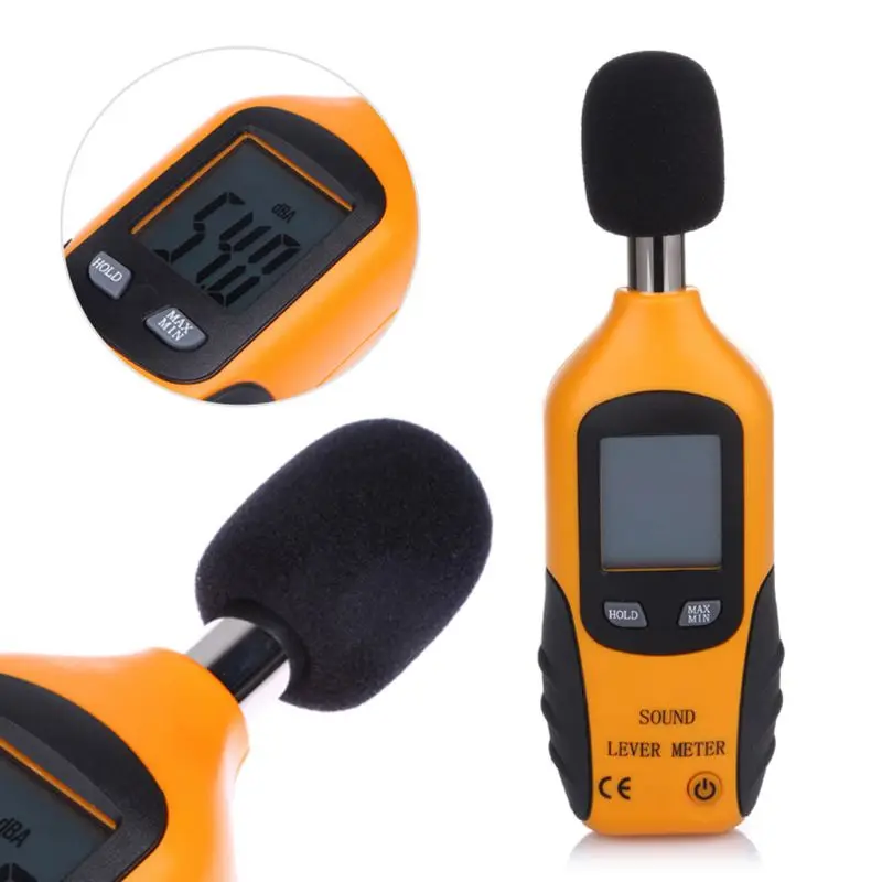 

LCD Digital Display Noise Tester Sound Pressure Level Meter Decibel Noise Measurement