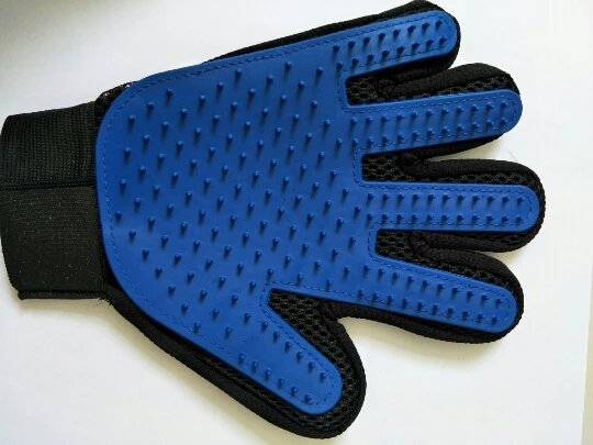 Pet Grooming Glove Cat Hair Removal Mitts De-Shedding Brush Combs For Cat Dog Horse Massage Combs Pet Supplies Accessoies