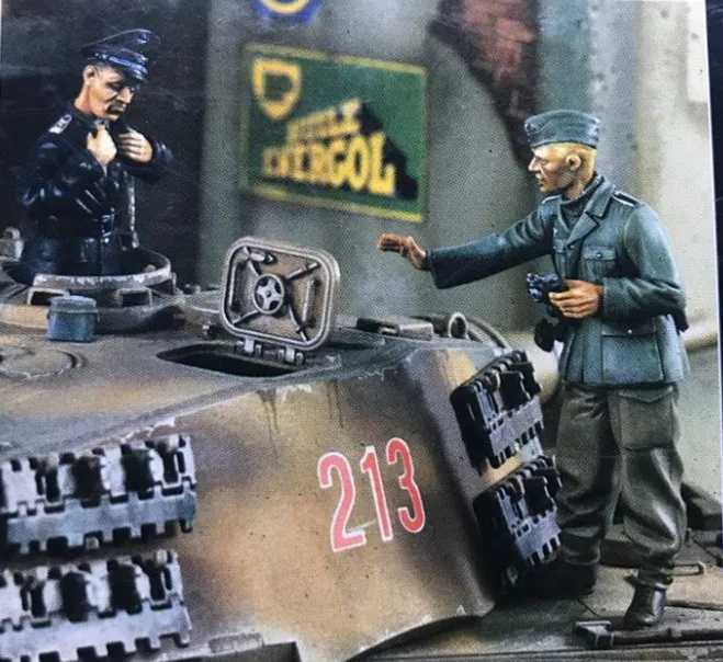 1/35 модельная фигурка из смолы разобранный Неокрашенный набор 00524 | Игрушки и