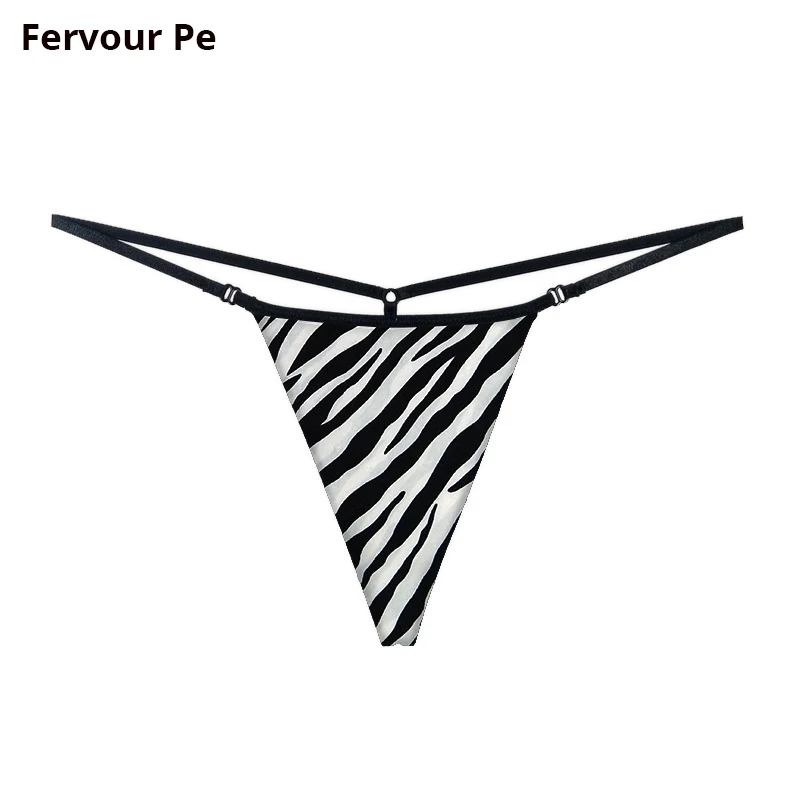 

Women's Thong Strip G-string Panties High elasticity Women Bikini Two-sided Low Waist Briefs T-back A19052-2