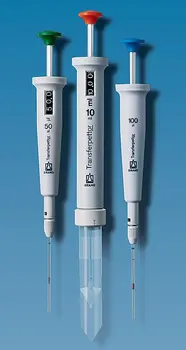 

Microliter pipette Transferpettor Digital Type, digital adjustable Pipette with positive displacement principle, DE-M marking