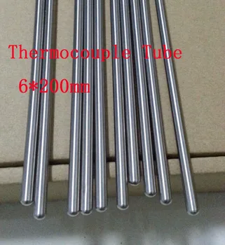 

Customized 6*200mm One End Round Head Grade A Quality SS304 Thermocouple Protection Pipe, 50 pcs / lot