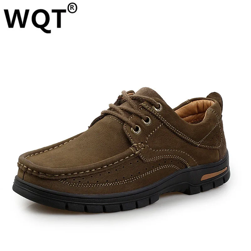 2016 Sales Genuine Leather Mens Shoes Casual Autumn Breathable Trainers For Men Sneakers Flats 