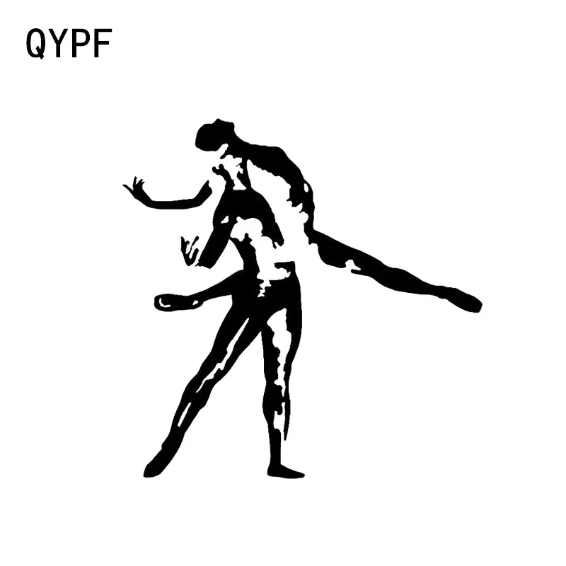 QYPF 5 6*14 интересные танцоры спортивные украшения виниловые автомобильные