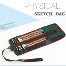 Холст Эскиз набор 12 карандашей+ 5 ластики+ пенал+ нож+ расширитель художественные принадлежности студенческий канцелярский держатель Арт Набор эскиз набор ASS009