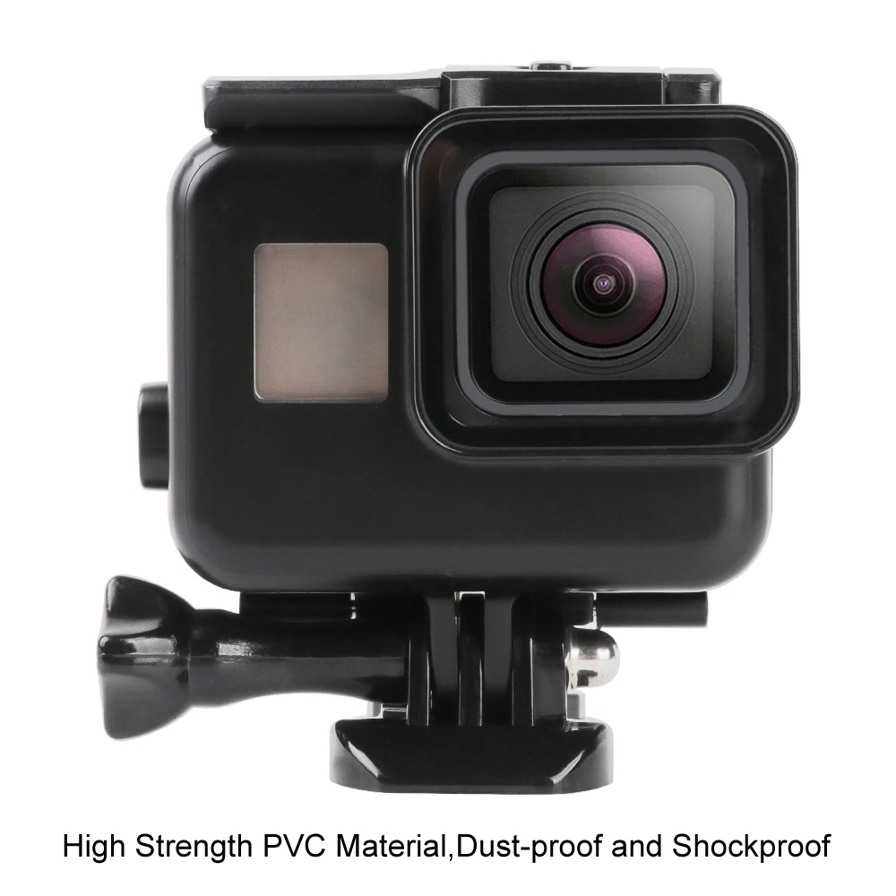 RP 60 м подводный водостойкий Чехол для GoPro Hero 5 6 7 черный Go Pro камера Дайвинг Корпус