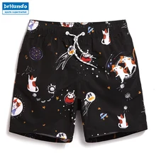 Boardshorts плавки пот пляж серфинг мультфильм шаблон тренажерный зал спортивные плавки пляжные шорты купальник badkleding плавать