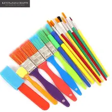 15 шт./компл. набор кистей для рисования канцелярский подарок качество нейлоновая кисть ручки набор школы искусства набор для детей товары для рукоделия для художника