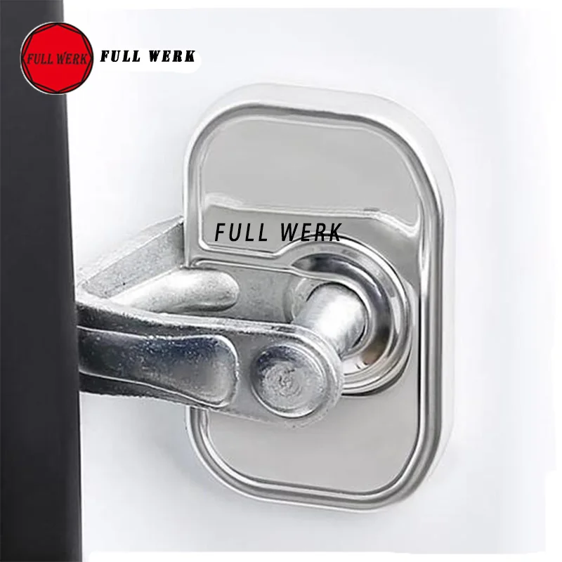 

Stainless Steel Car Door Lock Protection Cover Decoration Cap Sticker for Tesla Model S 2014-2018 Interior Accessory Set of 4pcs