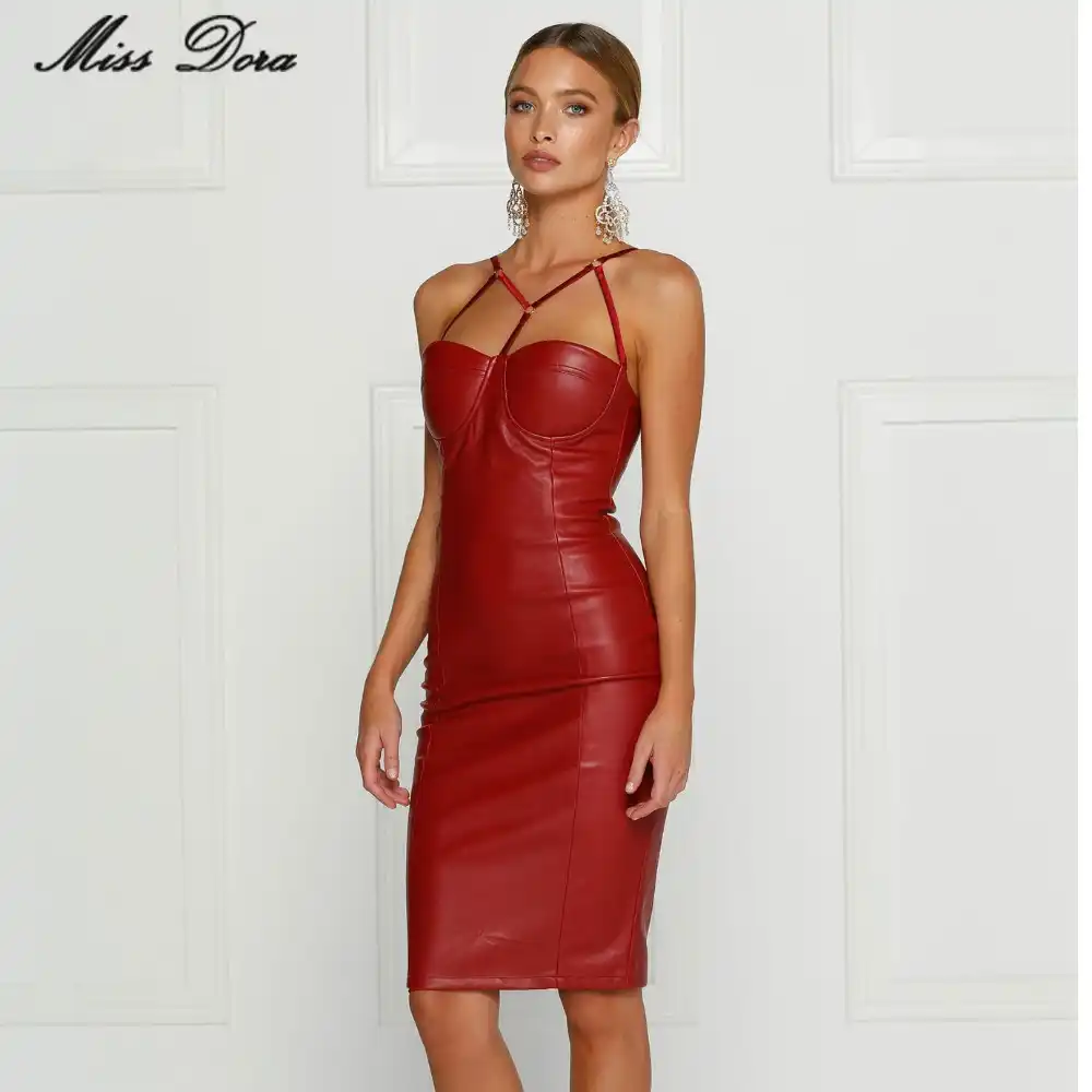 Leather Evening Dress