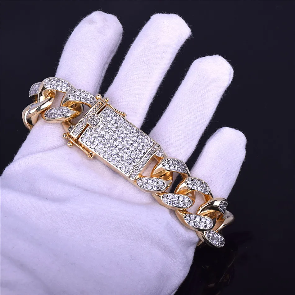Bubble Letter Cuban Link Bracelet For Men Real Gold Plated Hip Hop Bubble Letter Cuban Link Bracelet For Men Real Gold Plated Hip Hop