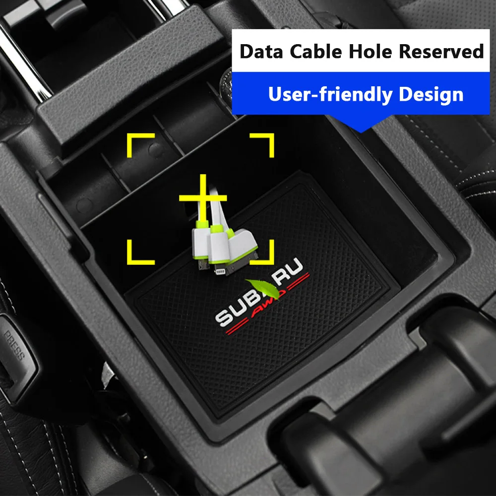 Автомобильный Стайлинг Центральная консоль подлокотник коробка для хранения лоток контейнер автомобильный Органайзер аксессуары для Subaru Forester Legacy Outback XV