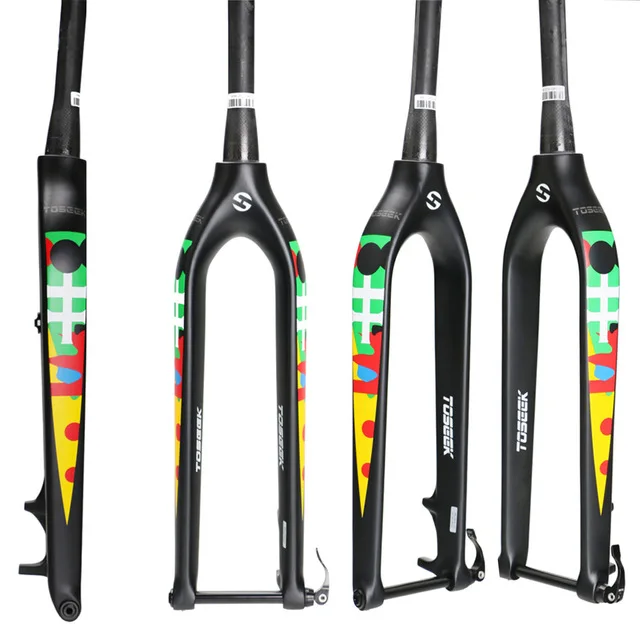 

Ultralight Newest TOSEEK UD Matte Full Carbon fiber 15mm QR Mountain MTB Bicycle bike Fork 29 inch 100% Carbon fork