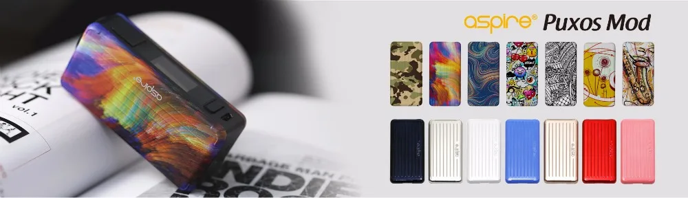 2018 newest aspire mod Original Aspire Puxos mod support 217002070018650 Battery Vaporizador E Cigarette box mod 01 (10)
