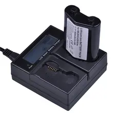Batterie ENEL4a 1x3000mAh EN-EL4 EN EL4 EN-EL4a Akku + LCD, chargeur rapide pour appareil photo Nikon D2H D2Hs D2X D2Xs D3 D3S F6 MH-21