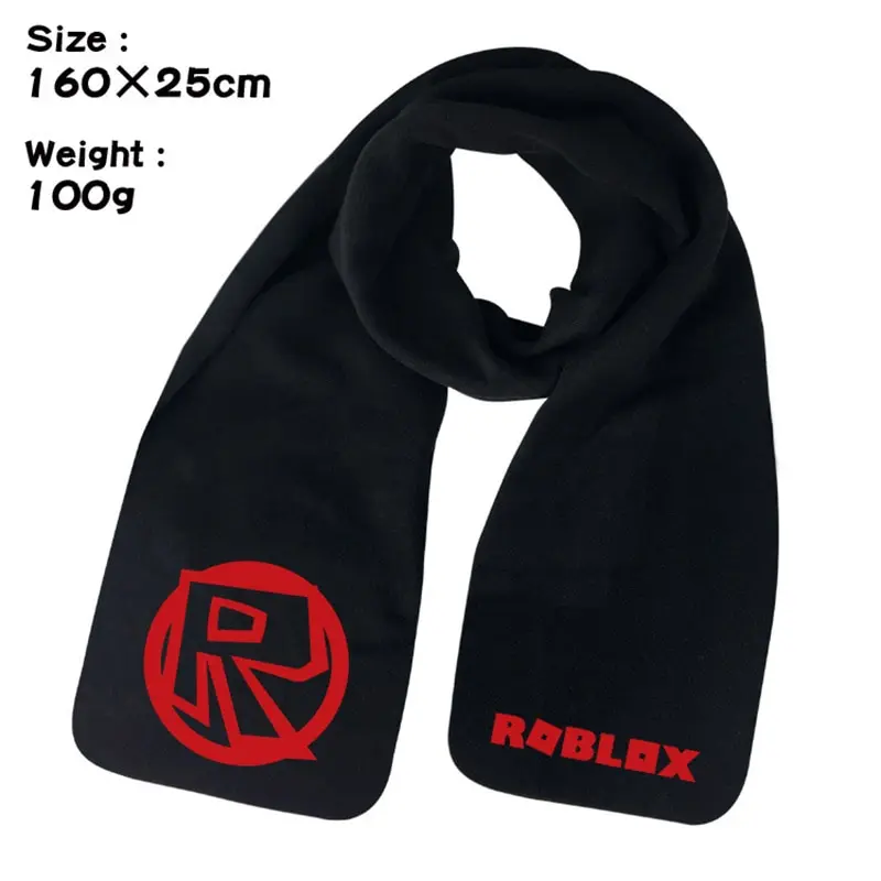 New Arrivals Roblox R Printed Kids Scarf Autumn Winter Warm Scarves