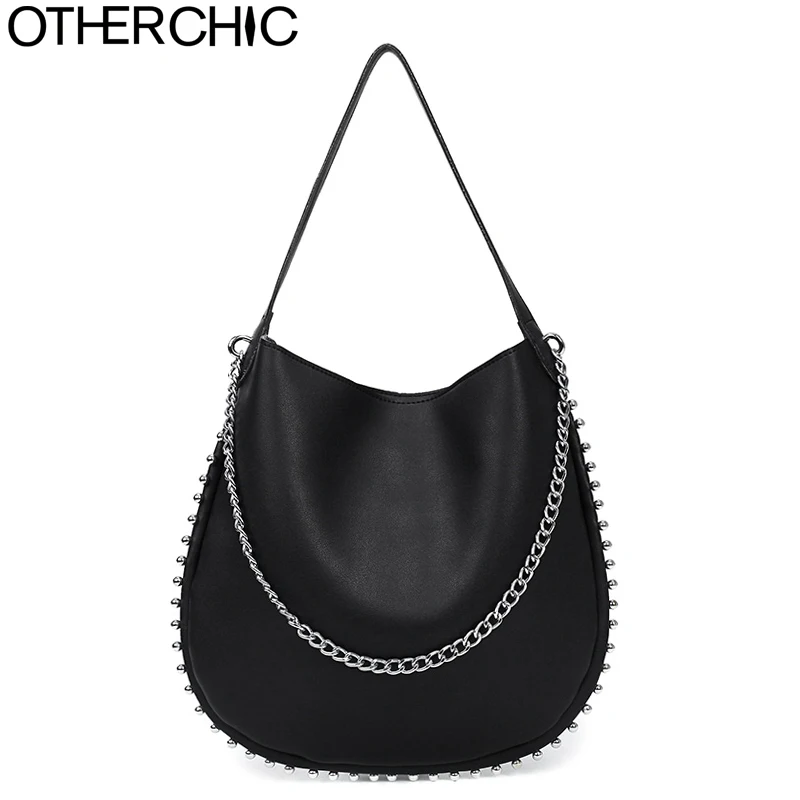 0 : Buy OTHERCHIC New Arrival 2018 Brand Women Handbag Shoulder Bag Chain Stud ...