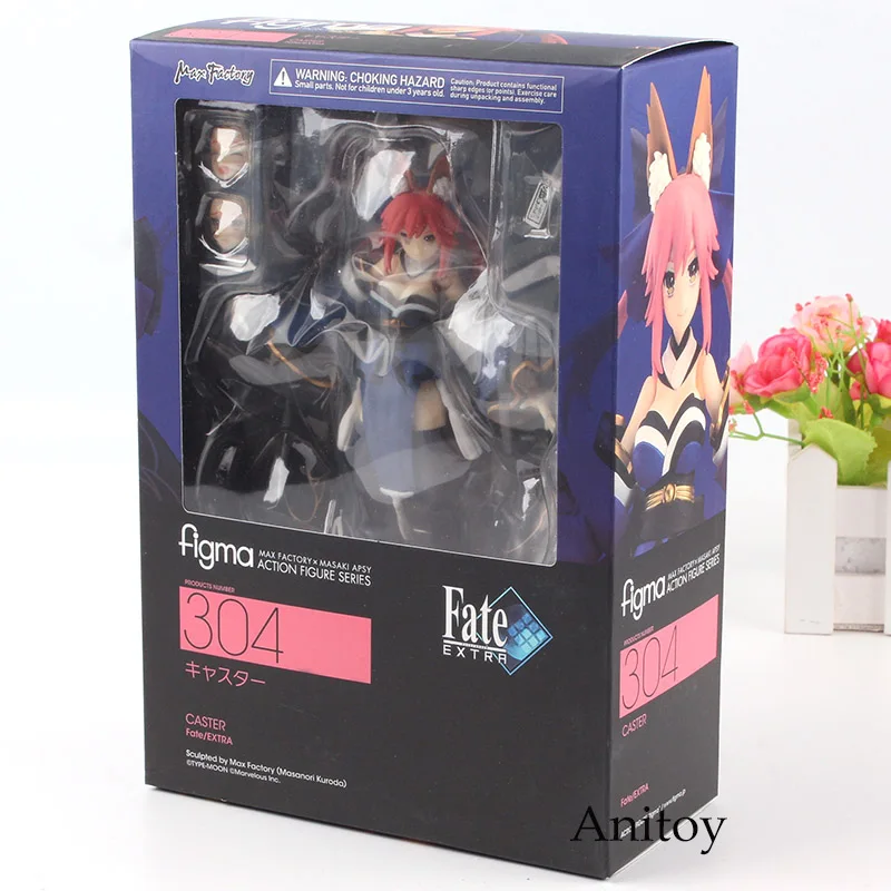 Аниме Fate Extra Fate Grand Order Кастер Tamamo No Mae Figma 304 ПВХ Фигурки Модель Кукла игрушка подарок 14,5 см